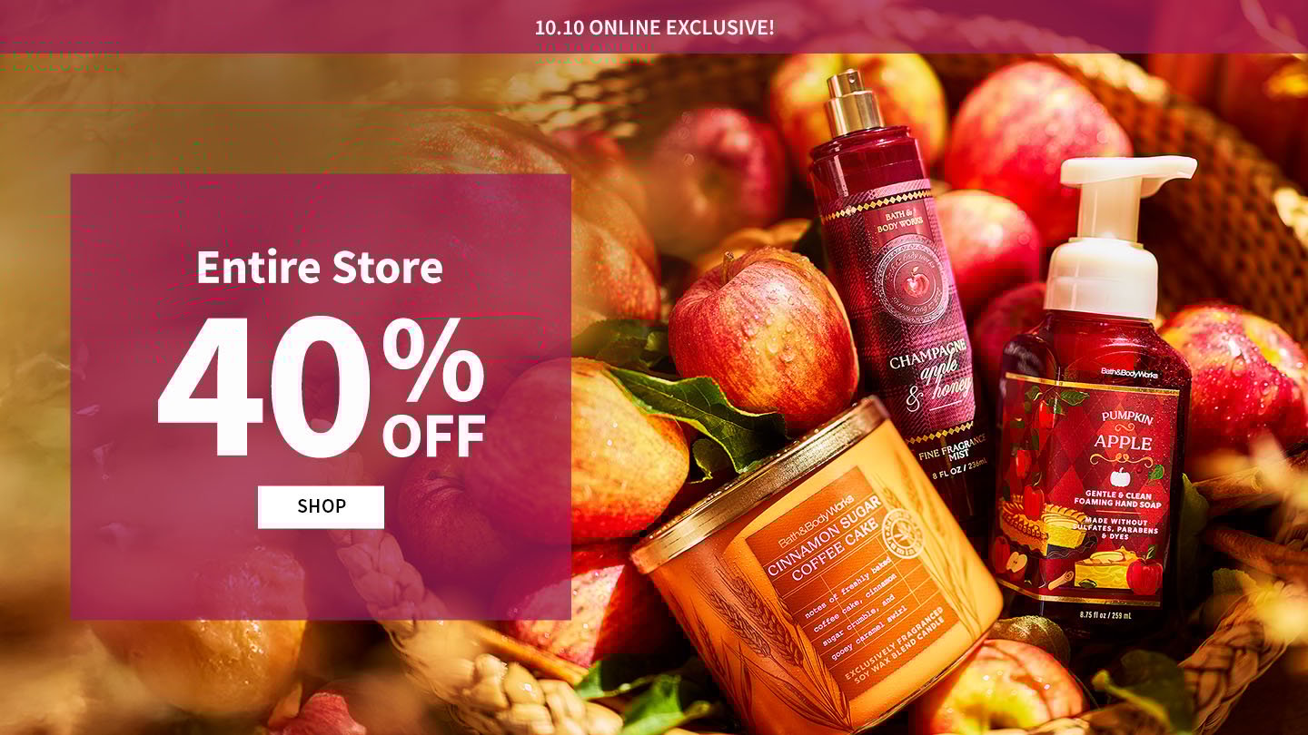 40% Off Select Items