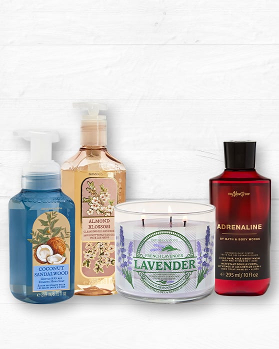 Select Bodycare, 3 Wick Candle & Handsoap