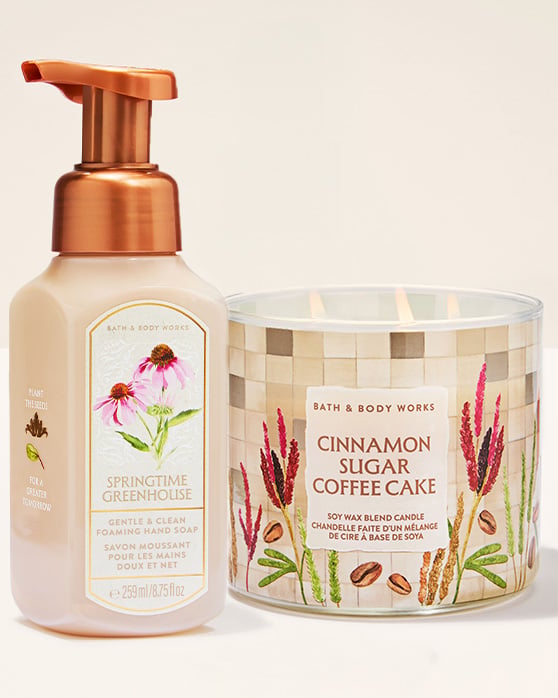 Select Bodycare, 3 Wick Candle & Handsoap
