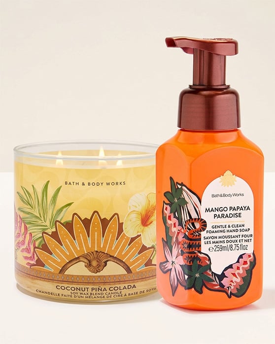 Select Bodycare, 3 Wick Candle & Handsoap