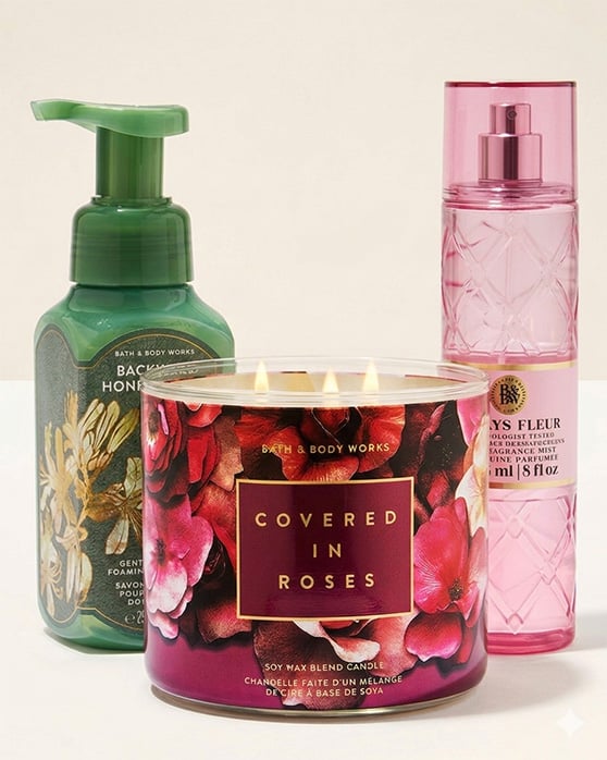 Select Bodycare, 3 Wick Candle & Handsoap